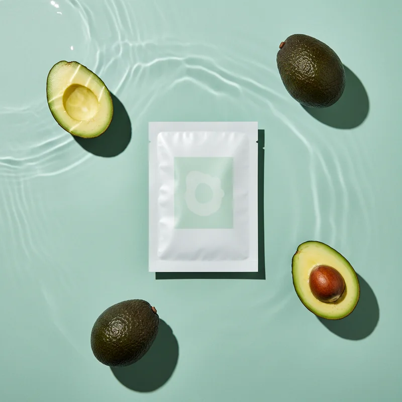 Fresh avocado skincare