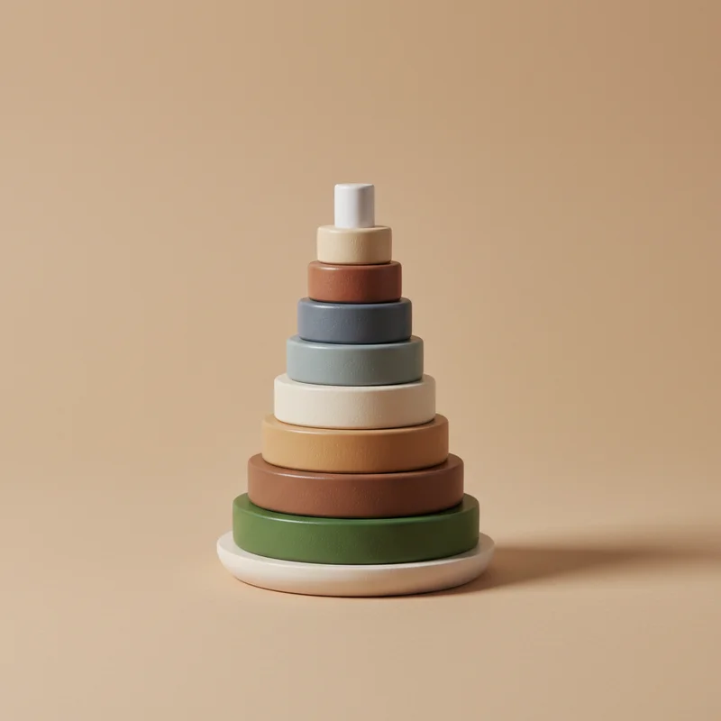Pastel stacking toy