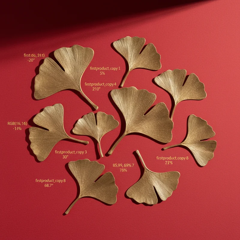 Golden Ginkgo Leaves