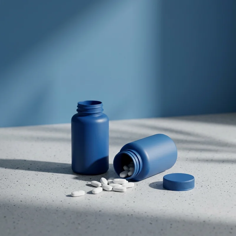 Dynamic blue supplement packaging