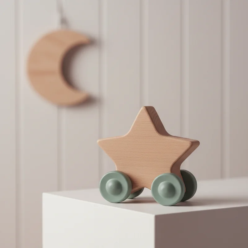 Charming Wooden Star Toy