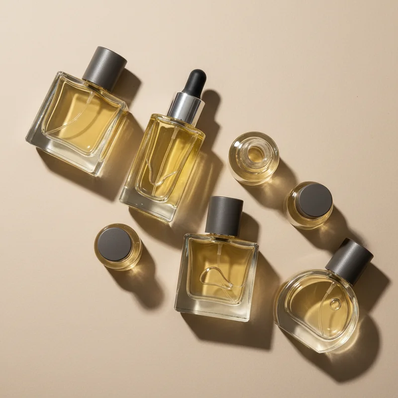 Elegant golden tubes display