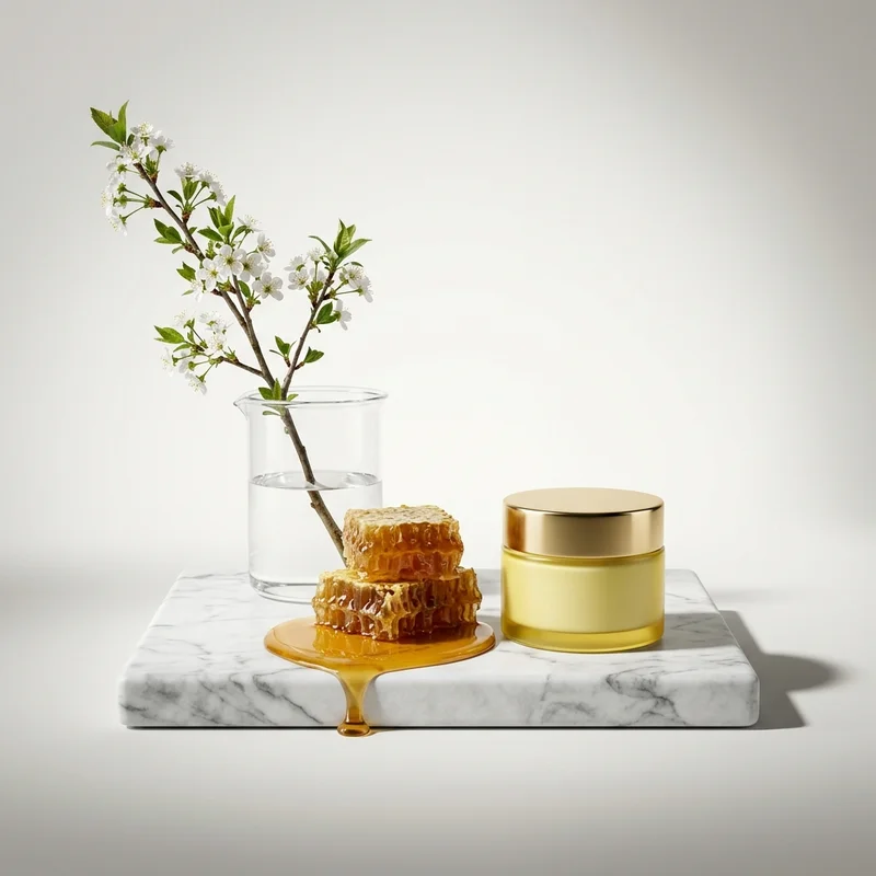 Rich honey skincare serum