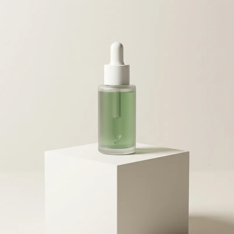 Serene Green Skincare Dropper
