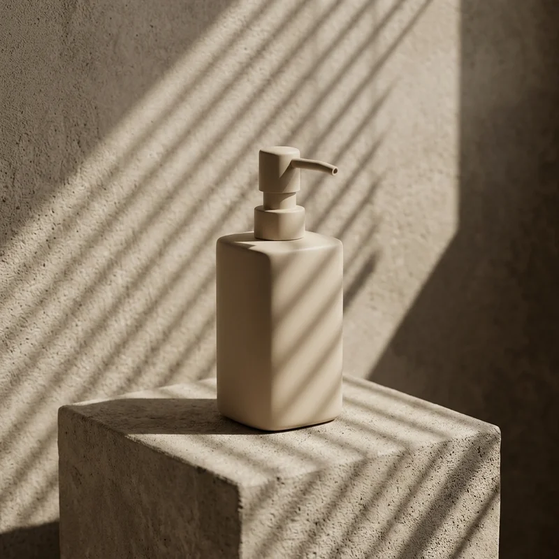 Serene minimalist skincare