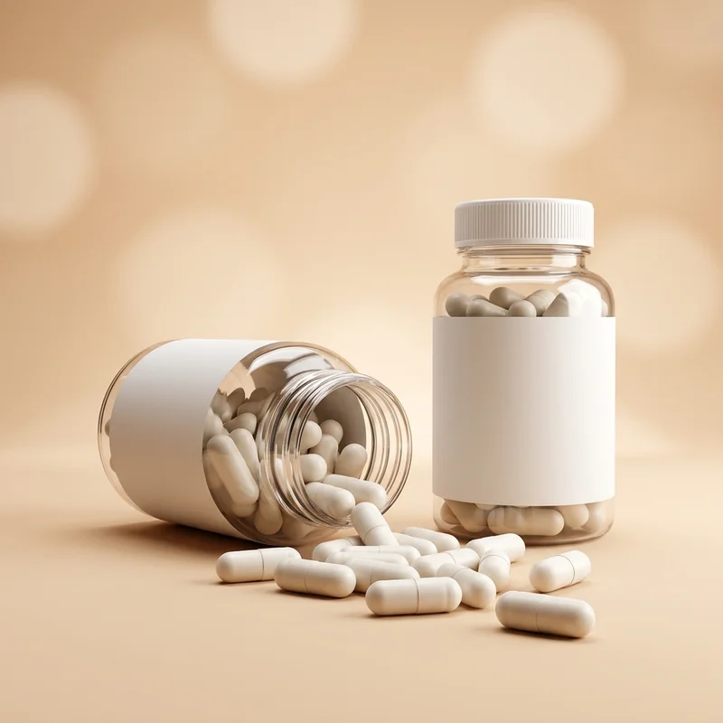 Wellness Pills on Beige