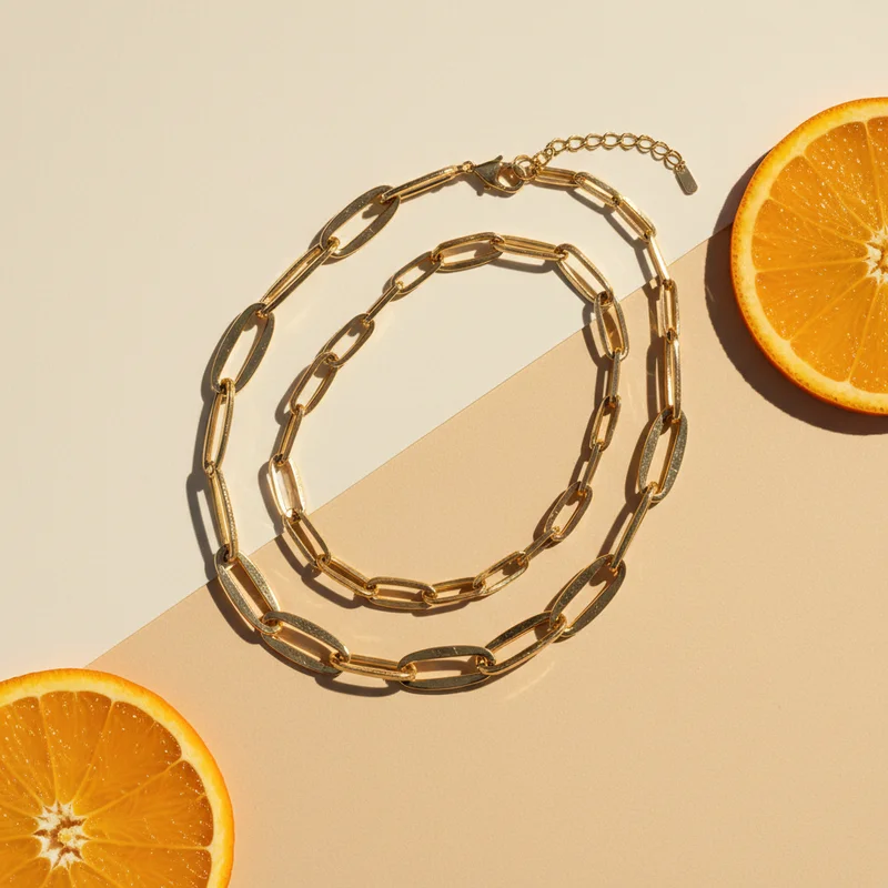 Vibrant Orange & Gold Jewelry