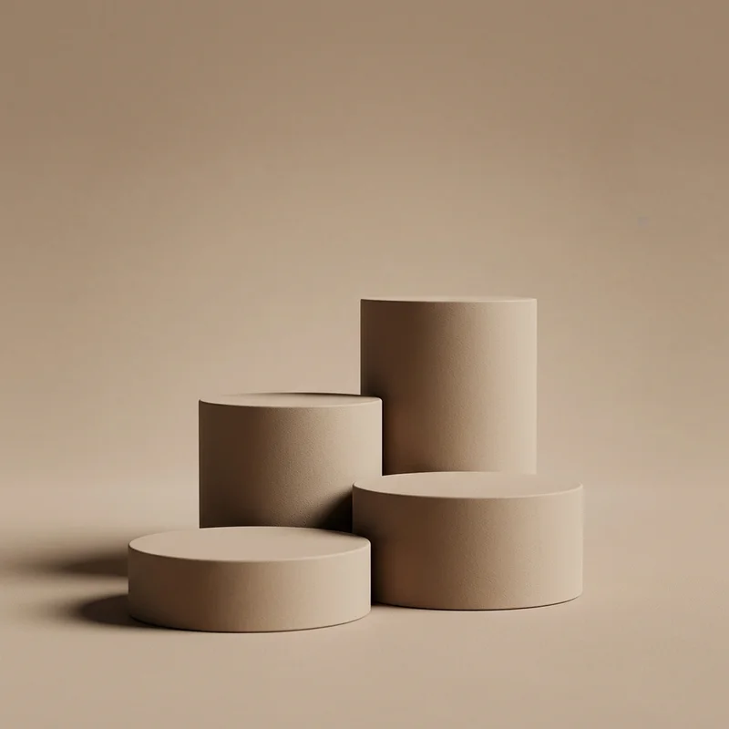 Minimalist Product Risers