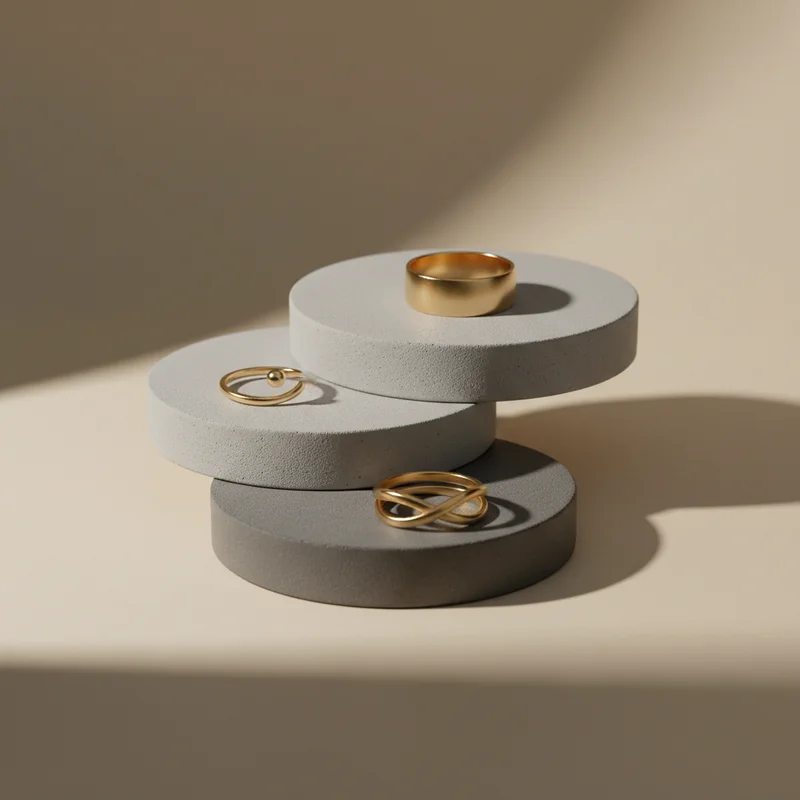 Modern Ring Display