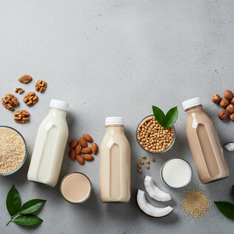 Healthy plant-based drinks