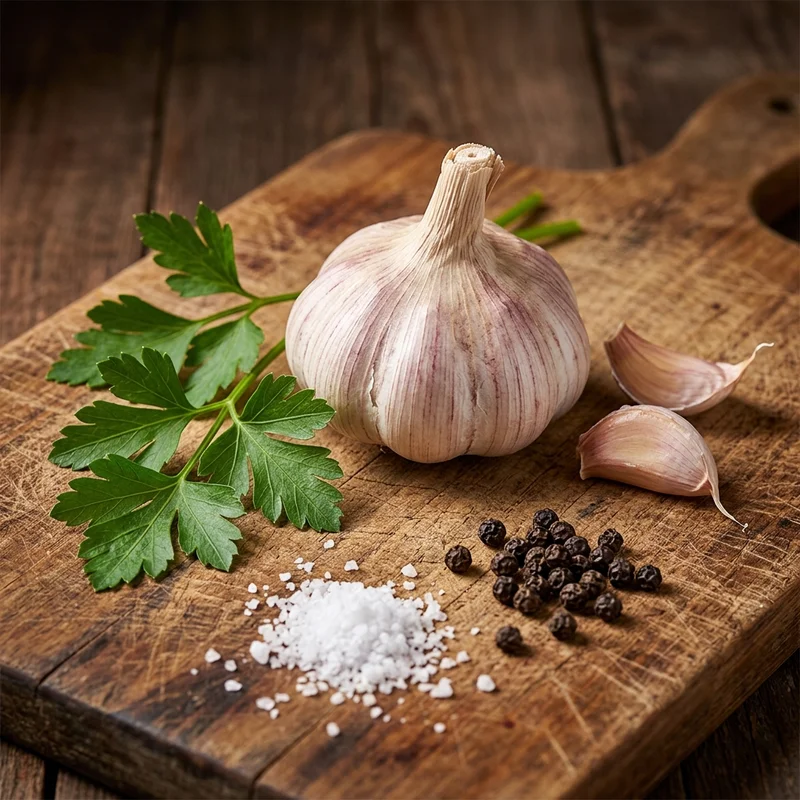Rustic Kitchen Ingredients