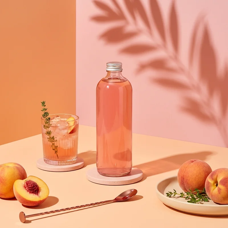 Refreshing Peach Drinks