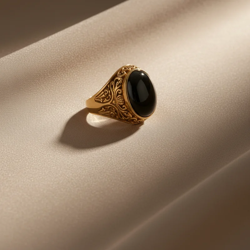 Luxury Gold Jewellery on Silk