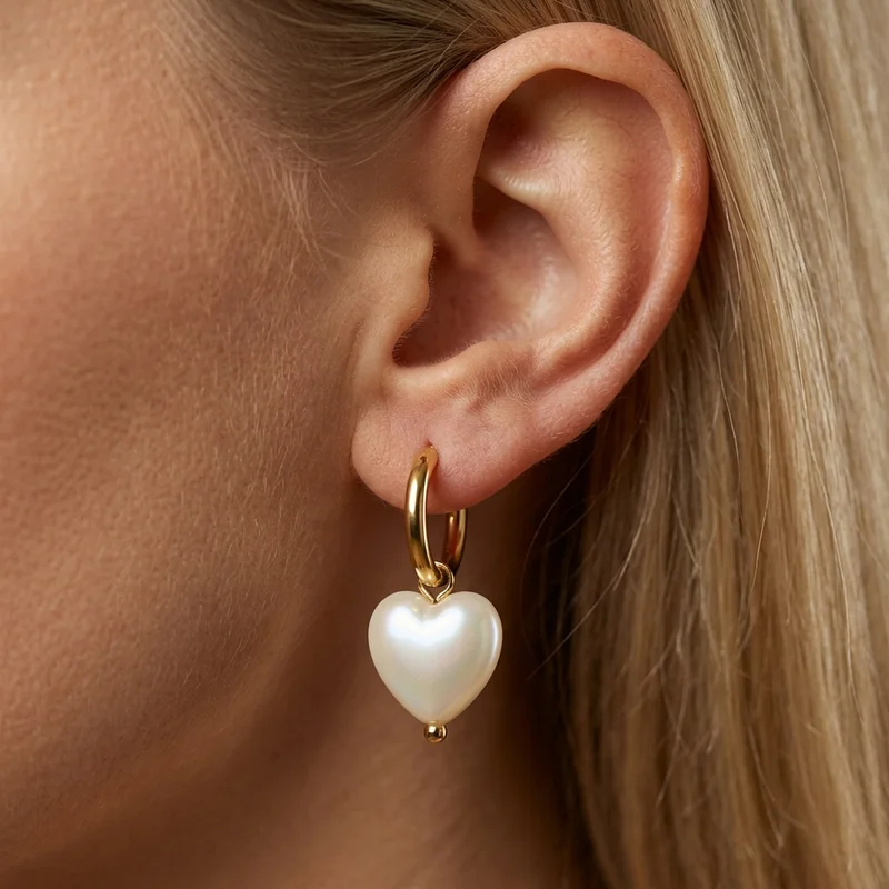 Delicate Pearl Drop Earring