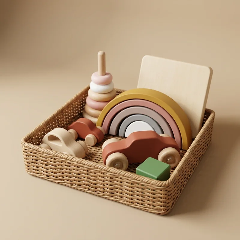 Eco-friendly wooden toys