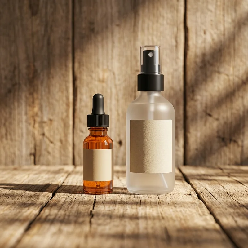 Natural beauty product duo