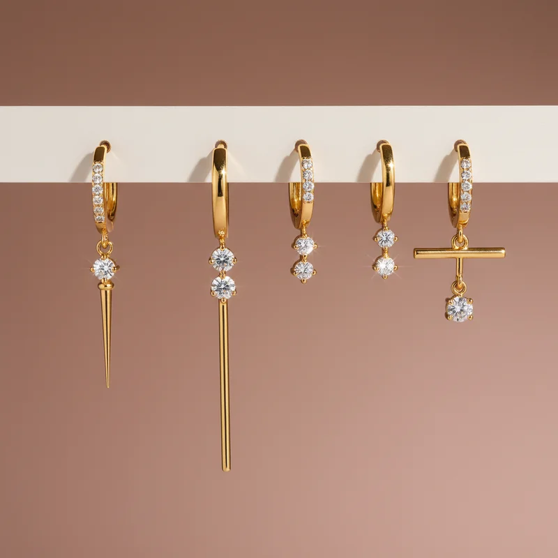 Delicate Gold Drop Earrings