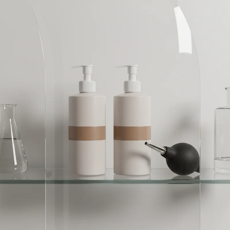 Calm skincare routine