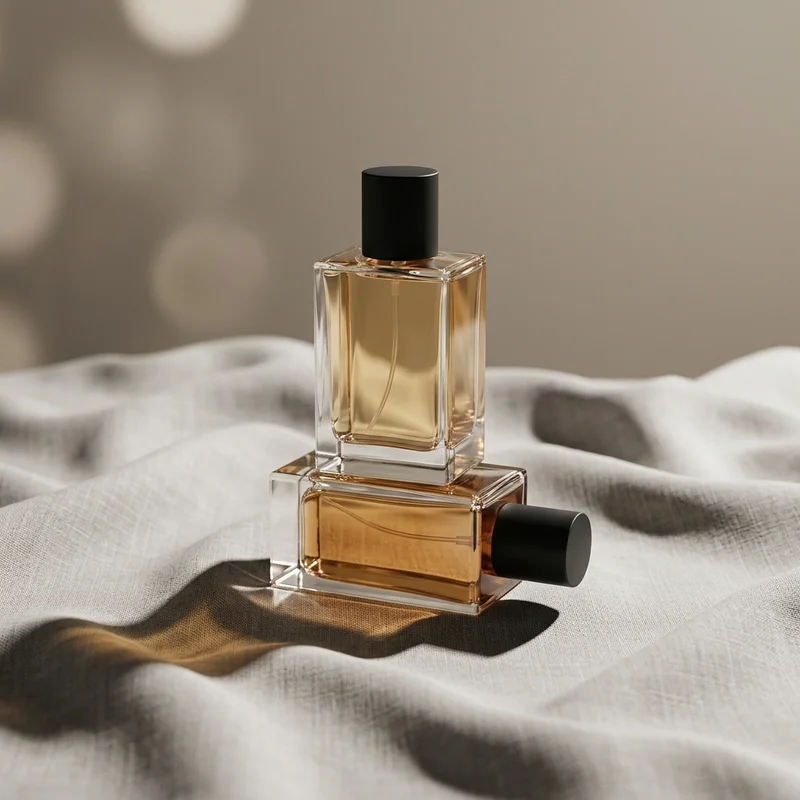 Dual luxury perfume bottles