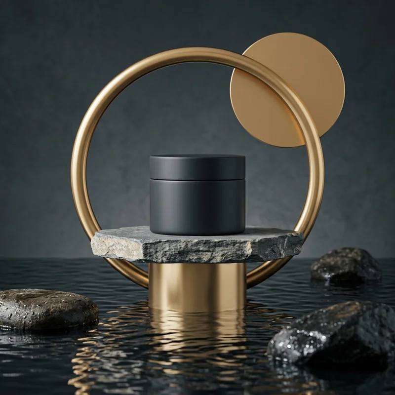 Opulent product display pedestal