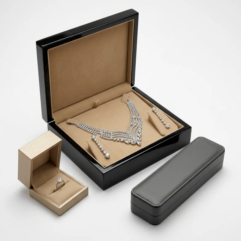 Luxury jewelry box collection
