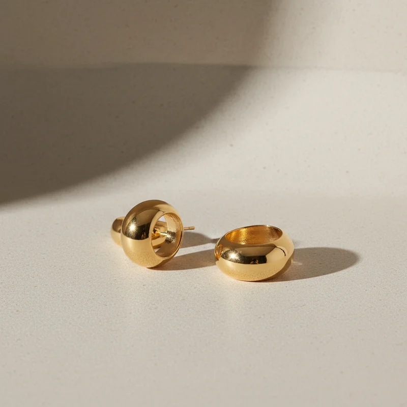 Chic Gold Hoop Earrings