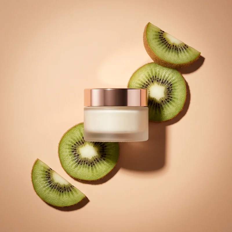 Playful body butter with kiwi