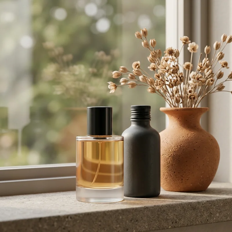 Natural window light product scene