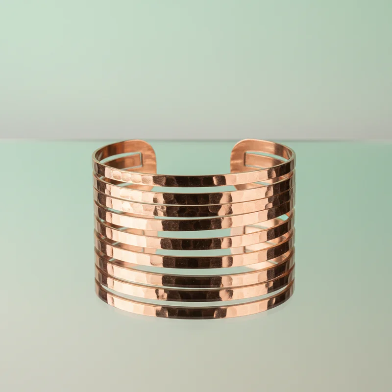 Copper wire bracelets