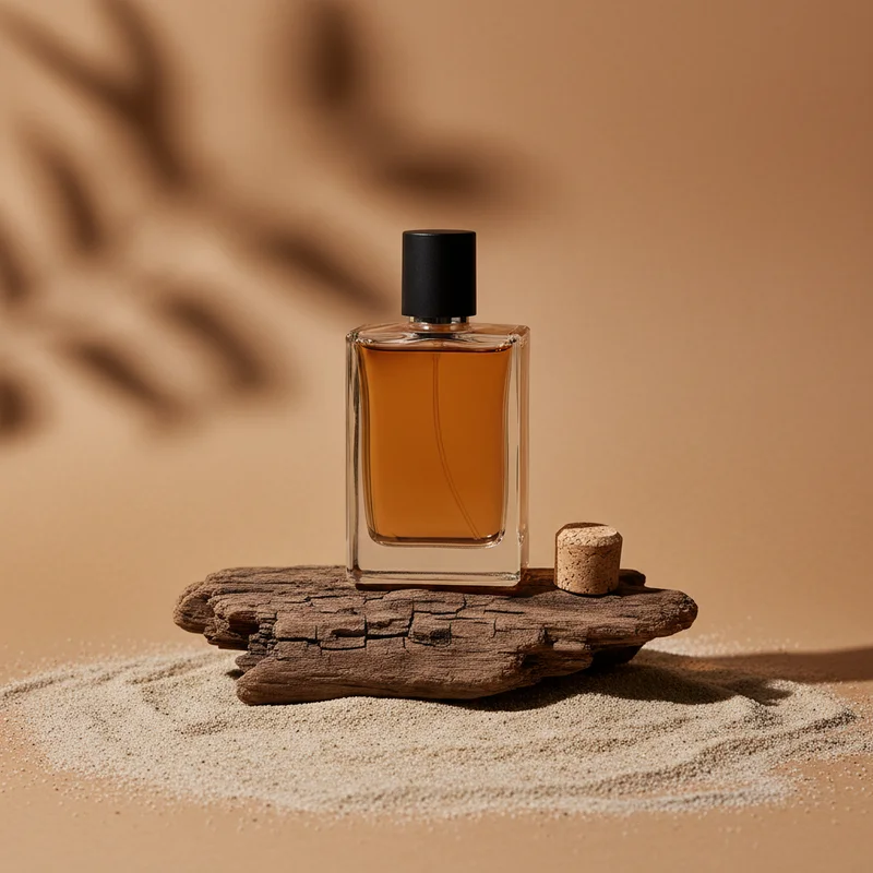 Rustic elegance perfume bottle