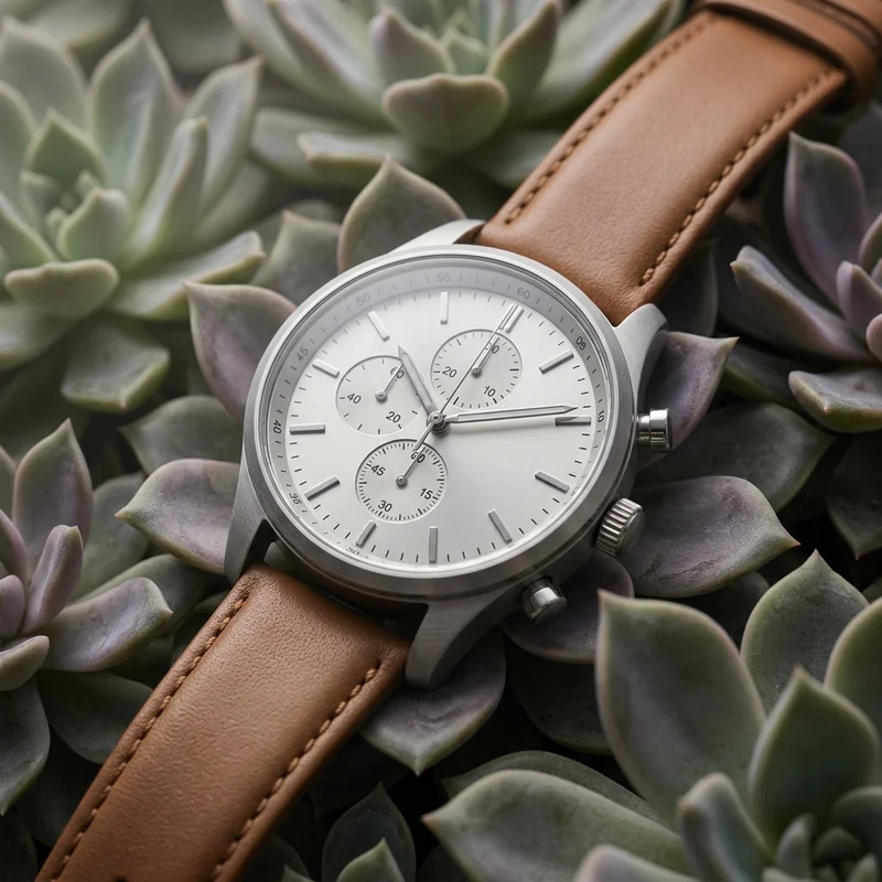 Watch on dark succulents