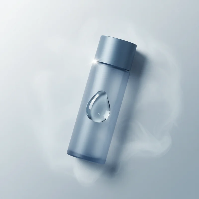 Serene blue spray bottle