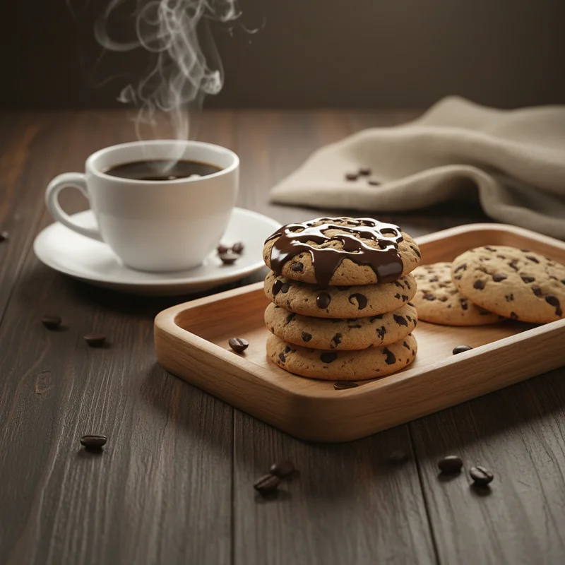 Warm Coffee & Cookies Stack