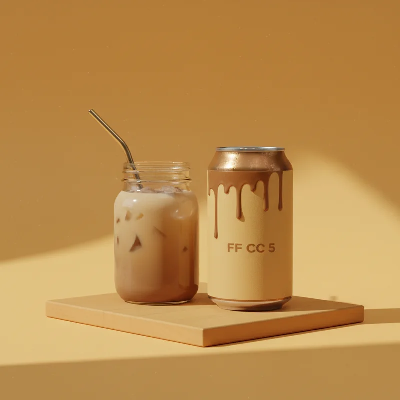 Refreshing Canned Latte