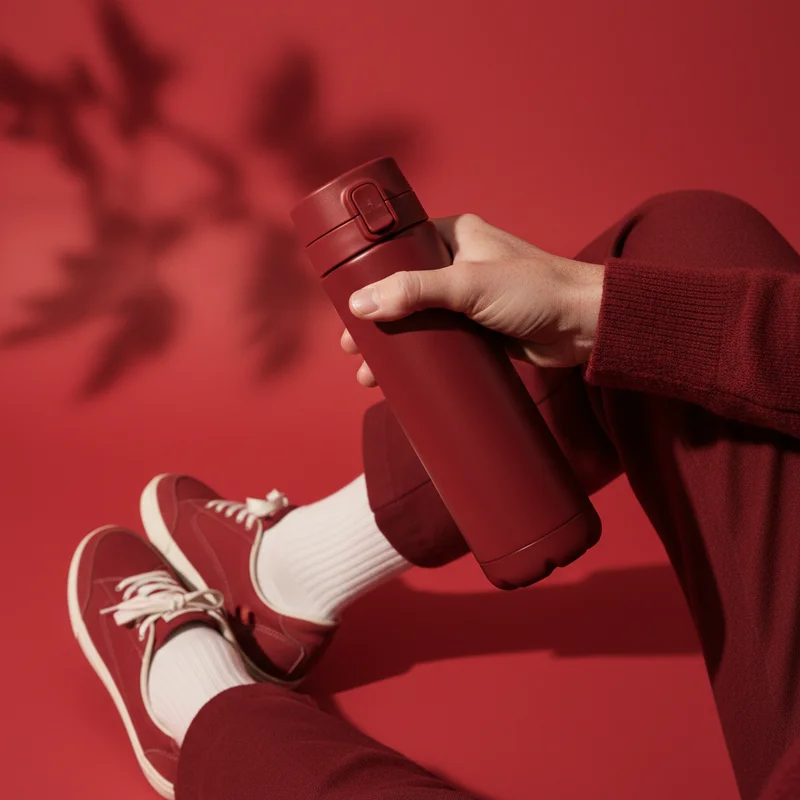 Vibrant Red Lifestyle Moment