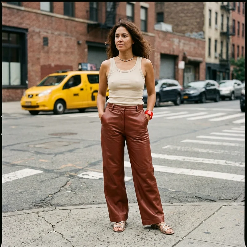Urban style in NYC street scene