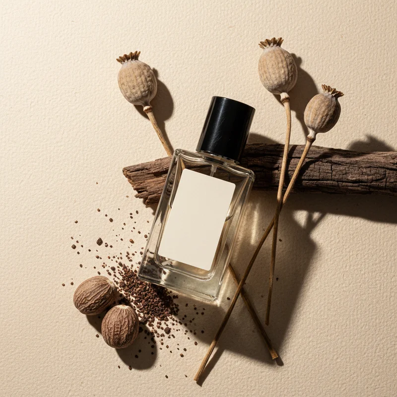 Botanical fragrance on earthy tones