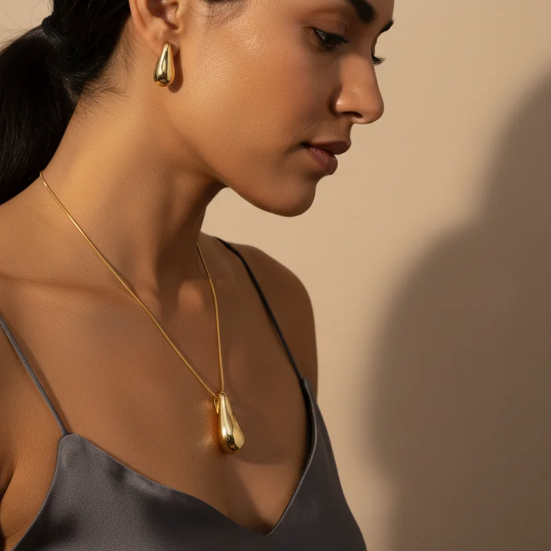 Modern gold accessories