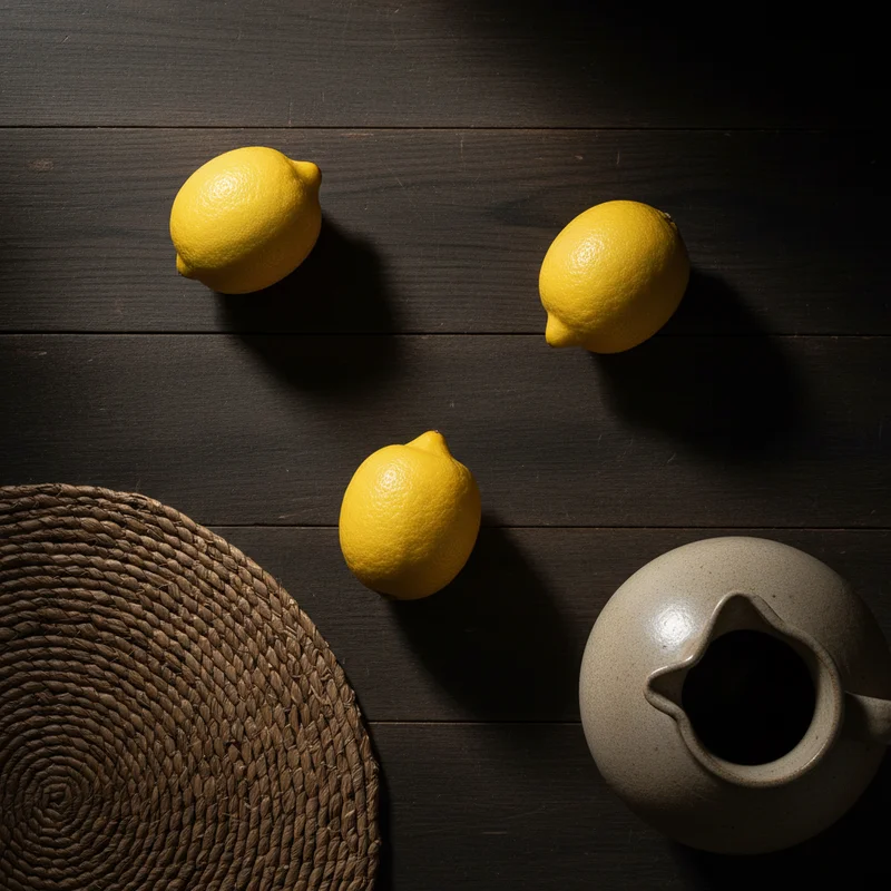 Moody lemons and ceramic