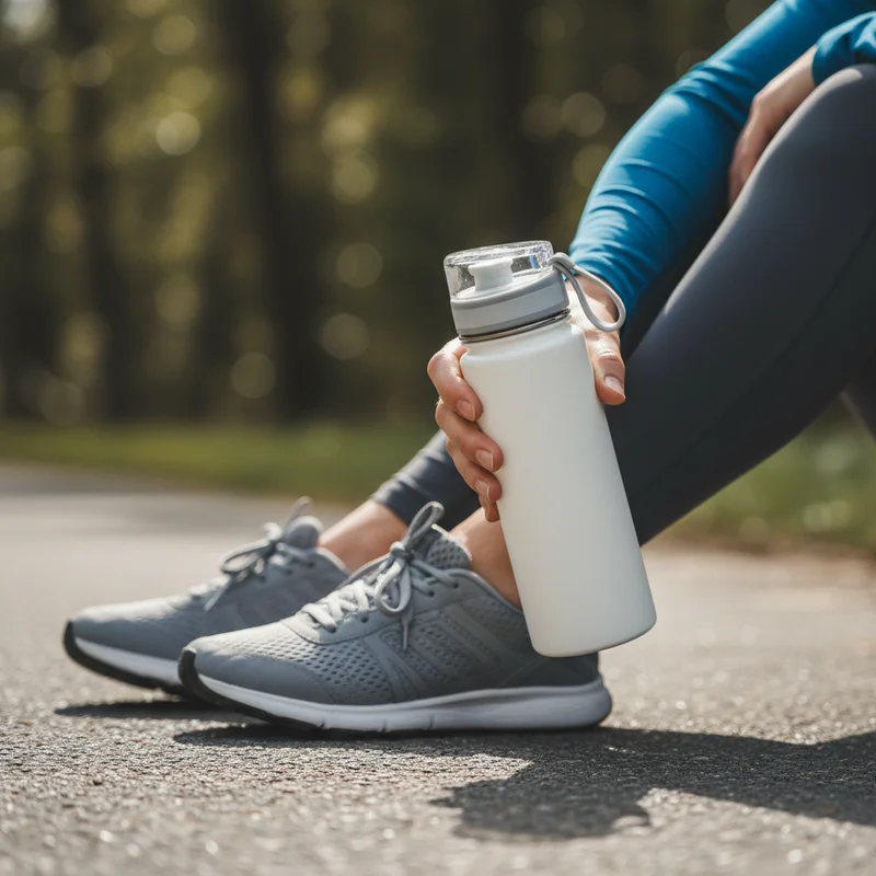 Active Lifestyle with Water Bottle