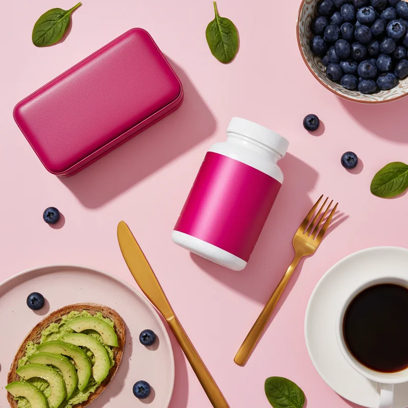 Healthy Breakfast Flat Lay