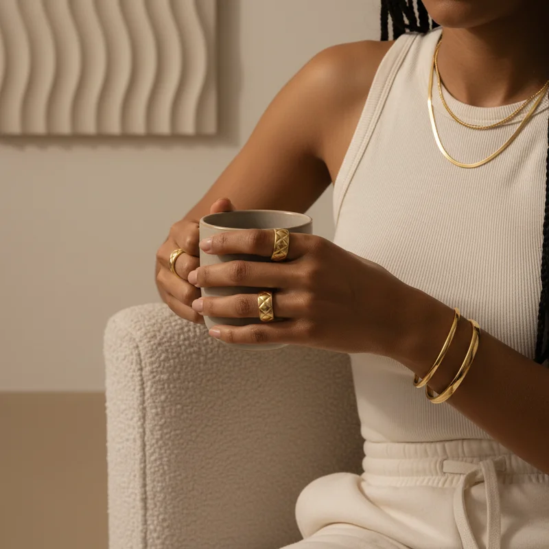 Serene morning coffee