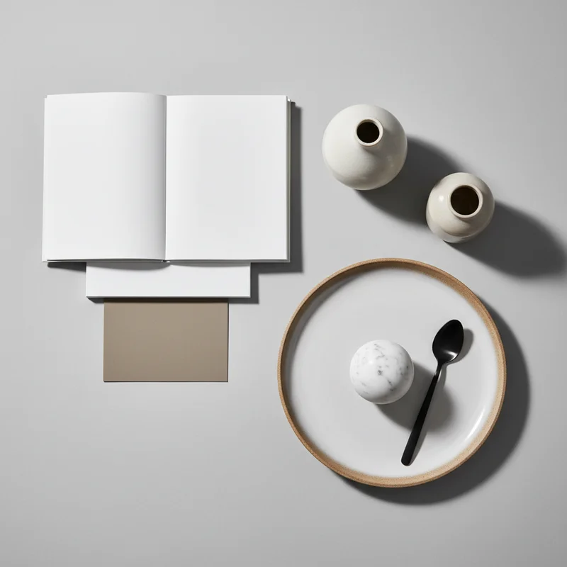 Minimalist Overhead Workspace