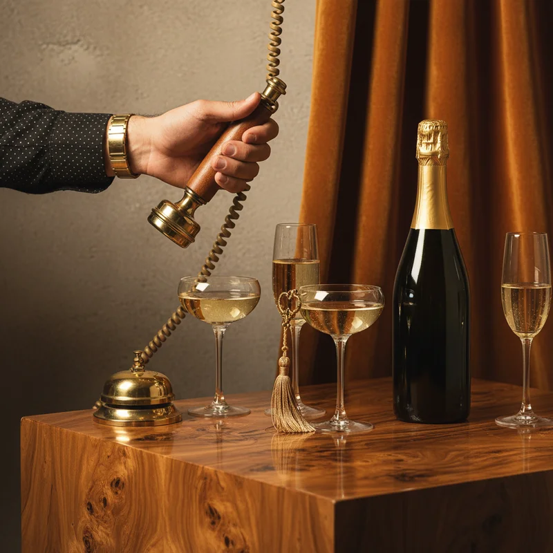 Golden hour celebration drinks