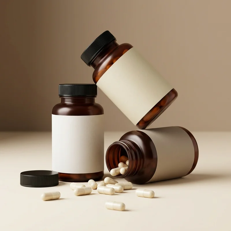 Natural wellness product mockup