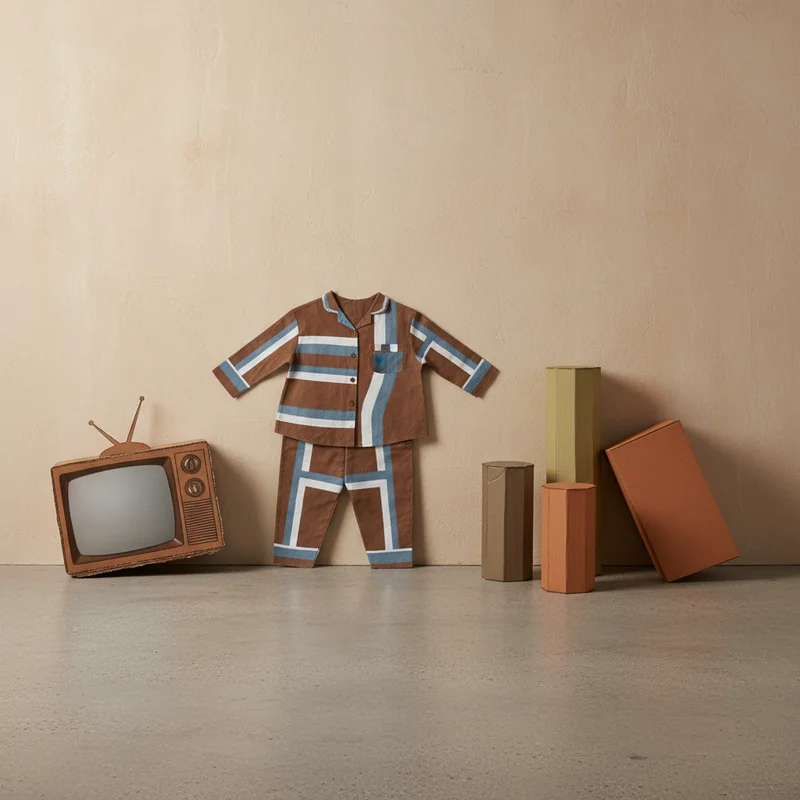 Retro room decor vignette