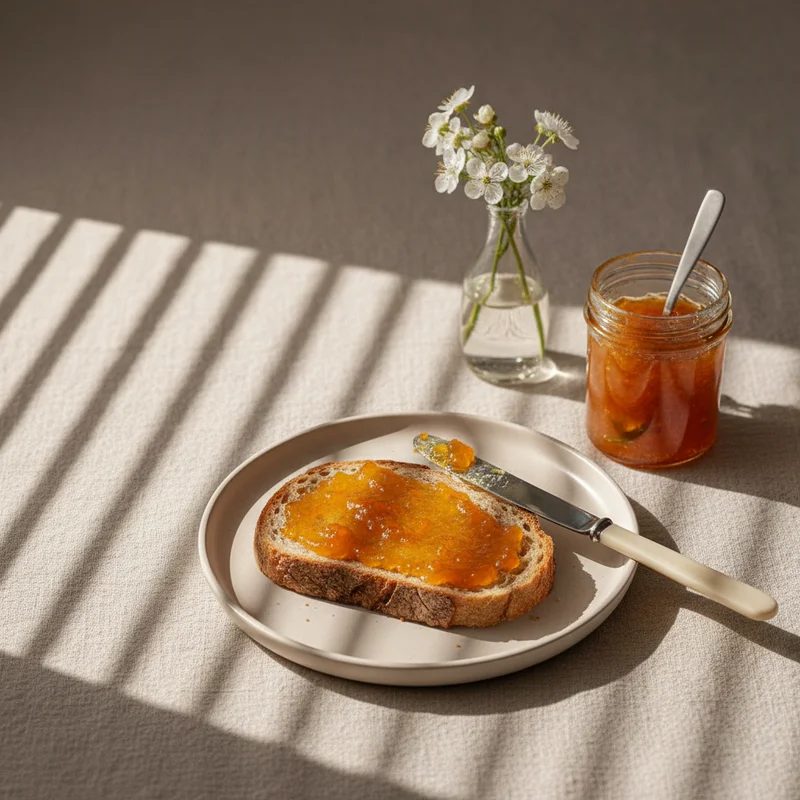 Cozy morning breakfast