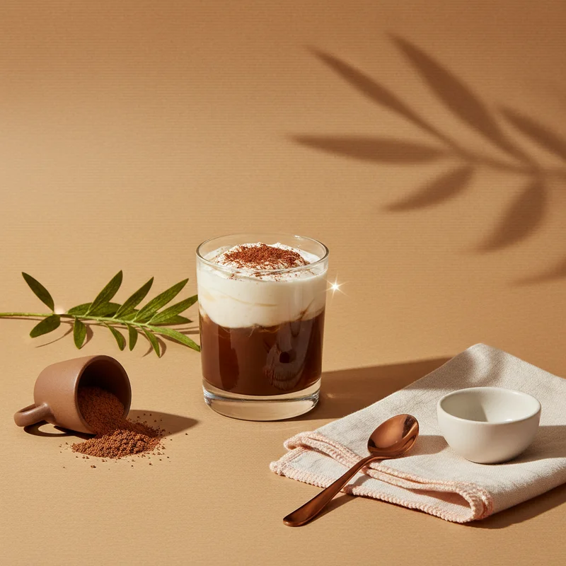 Artisanal dessert moment