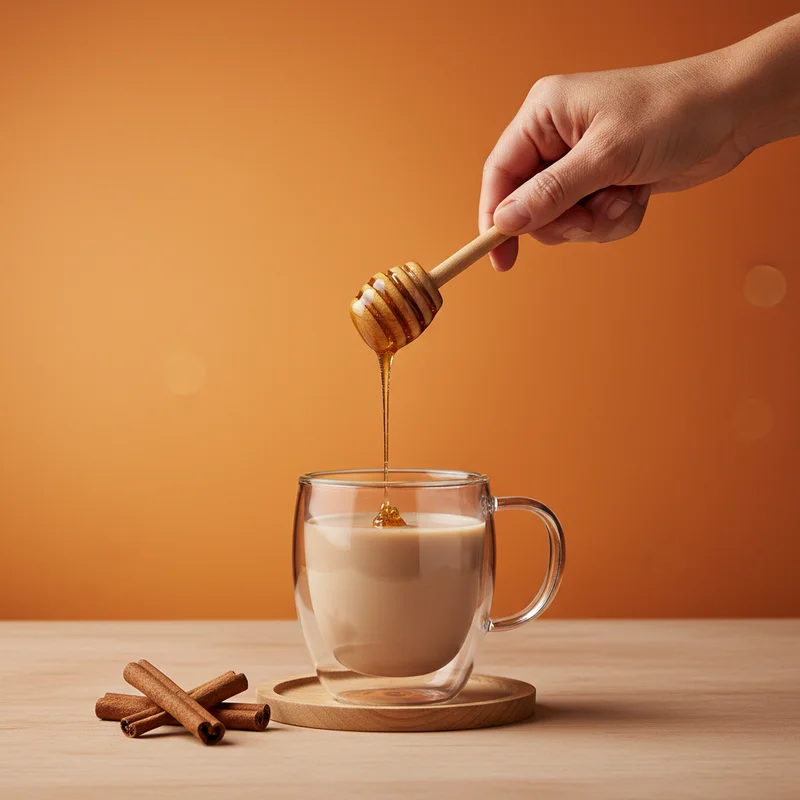 Warm honey morning ritual