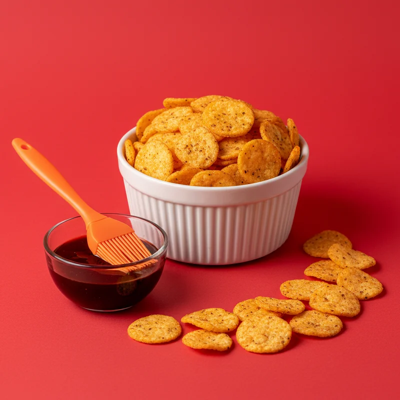 Bold snack time setup